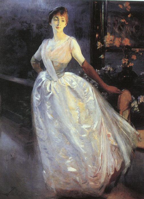 Albert Besnard Portrait of Madame Roger Jourdain oil painting image